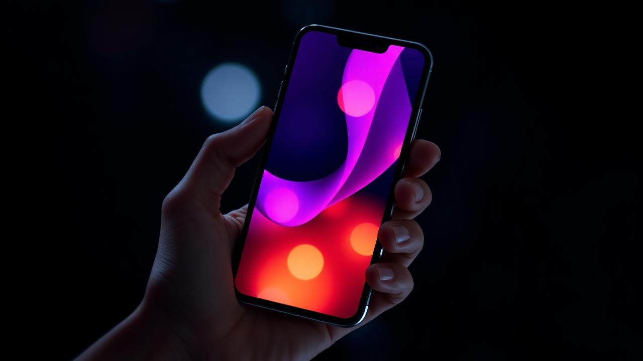 Smartphone glowing with the Super Slots interface